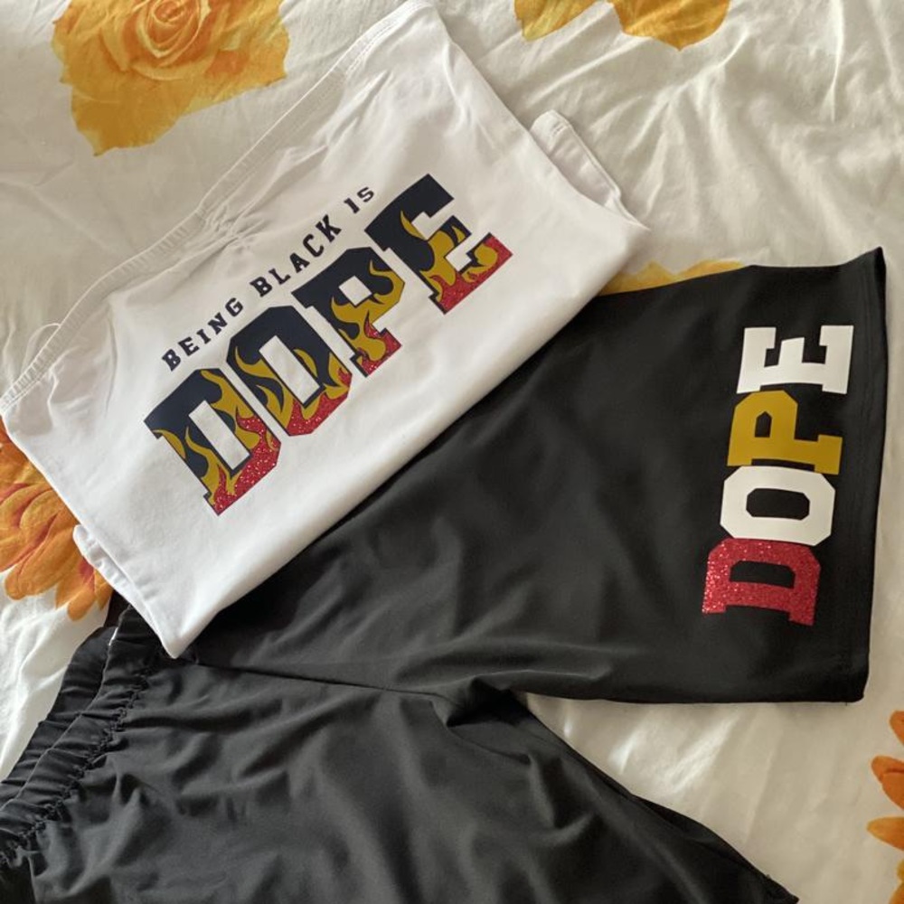 Being Black is DOPE Piece set